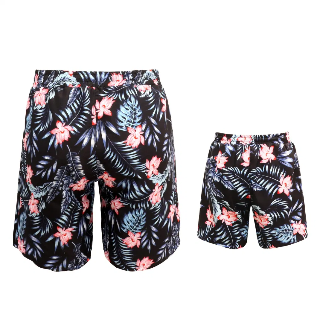 Summer Family Clothes Swimwear Father Son Matching Beach Shorts Boys Pants