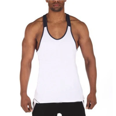 Benutzerdefinierte Baumwolle Großhandel Männer Plain Gym Tanktop